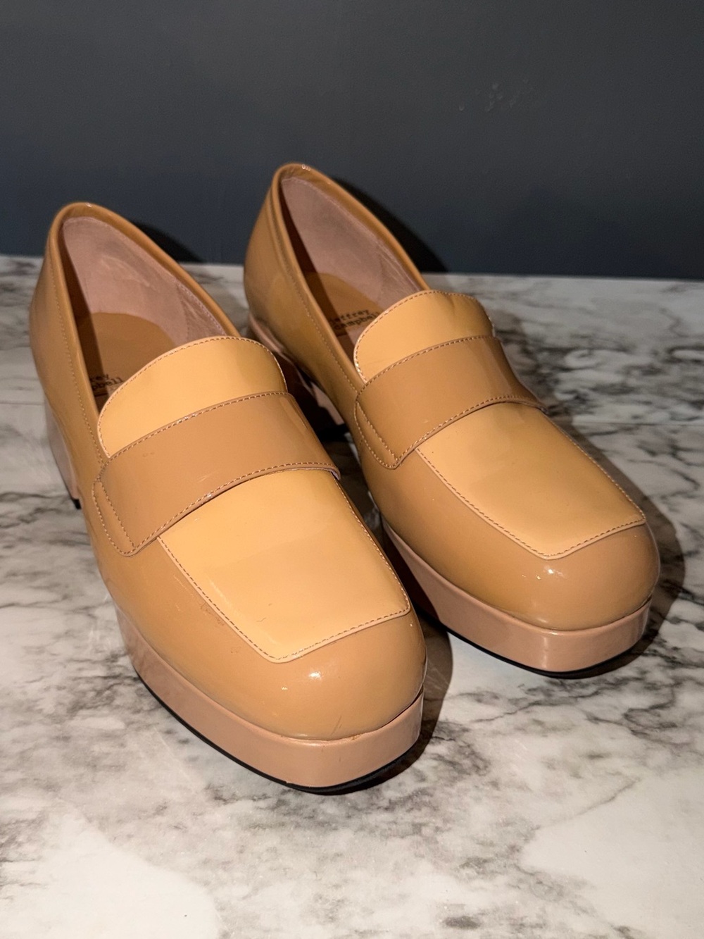Jeffery Campbell platform loafers